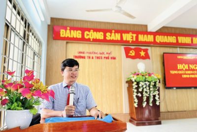 UBND PHƯỜNG ĐỨC PHỔ KHEN THƯỞNG ĐỘT XUẤT TẬP THỂ TRƯỜNG TH&THCS PHỔ HOÀ