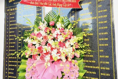 TRANG NGHIÊM LỄ VIẾNG HOA, DÂNG HƯƠNG NGHĨA TRANG LIỆT SĨ PHỔ HOÀ NHÂN DỊP TẾT NGUYÊN ĐÁN BÍNH NGỌ