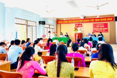 HỘI NGHỊ VIÊN CHỨC, NGƯỜI LAO ĐỘNG. NĂM HỌC 2024-2025.