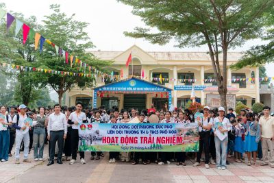 TÌM HIỂU LỊCH SỬ – KHÁM PHÁ  LÀNG NGHỀ VÀ DI SẢN THẾ GIỚI,  HÀNH TRÌNH ĐÁNG NHỚ CỦA THẦY VÀ TRÒ TRƯỜNG TH&THCS PHỔ HOÀ