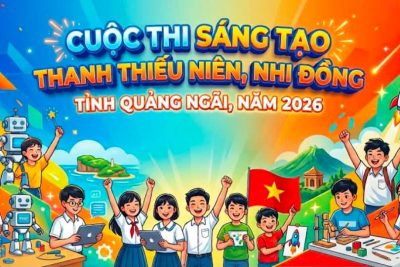 HỌC SINH TRƯỜNG TH&THCS PHỔ HÒA THAM GIA CUỘC THI SÁNG TẠO THANH THIẾU NIÊN, NHI ĐỒNG TỈNH QUẢNG NGÃI NĂM 2026