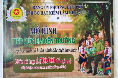TIẾP SỨC EM ĐẾN TRƯỜNG – THẮP SÁNG ƯỚC MƠ