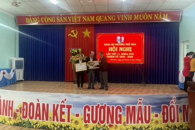 Hội nghị tổng kết công tác Đảng năm 2022 của phường Phổ Hoà